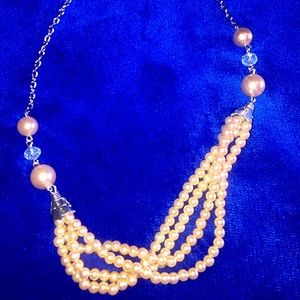 Champagne Colored Pearl Necklace